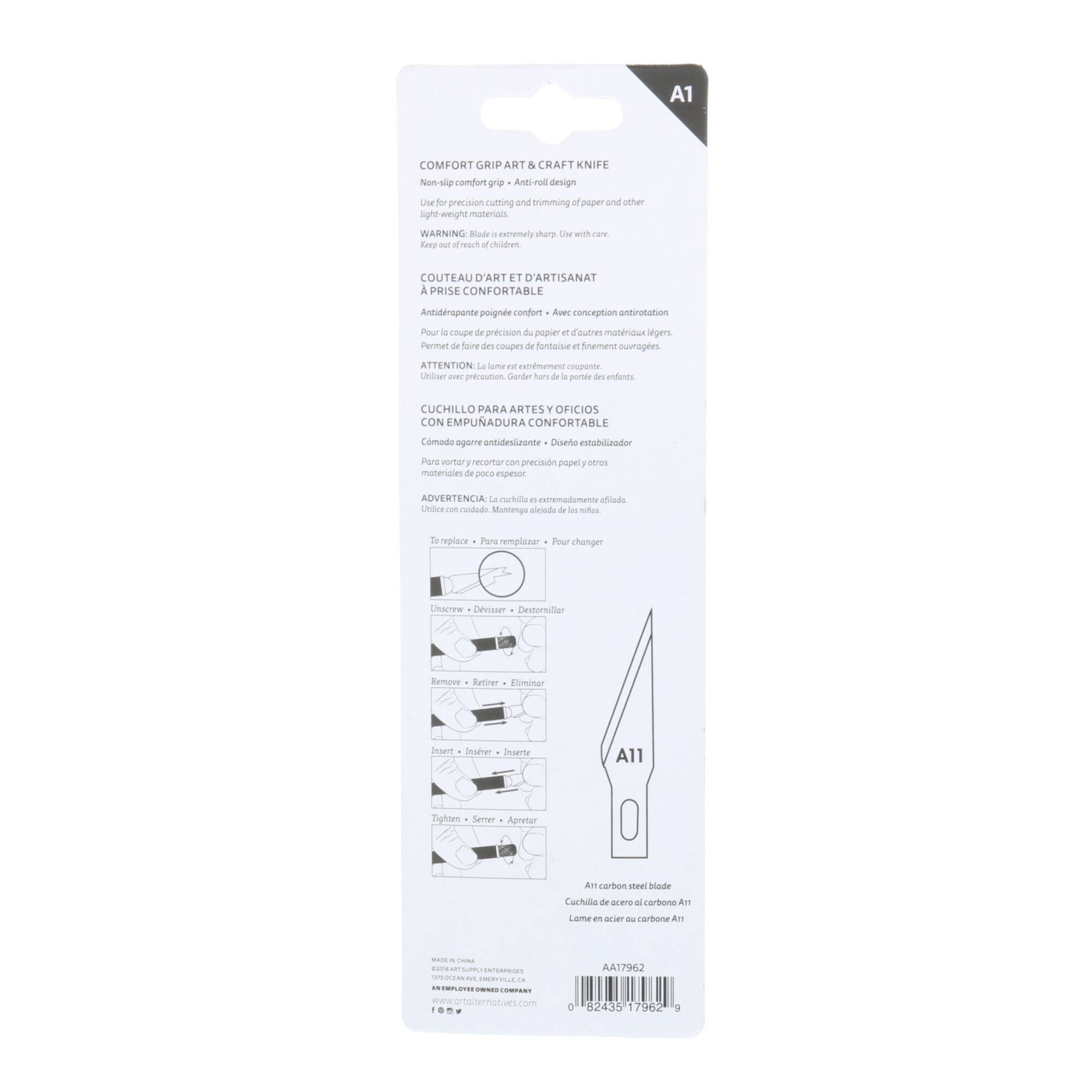 Art Alternatives Comfort Grip Light Duty A1 Art & Craft Knife